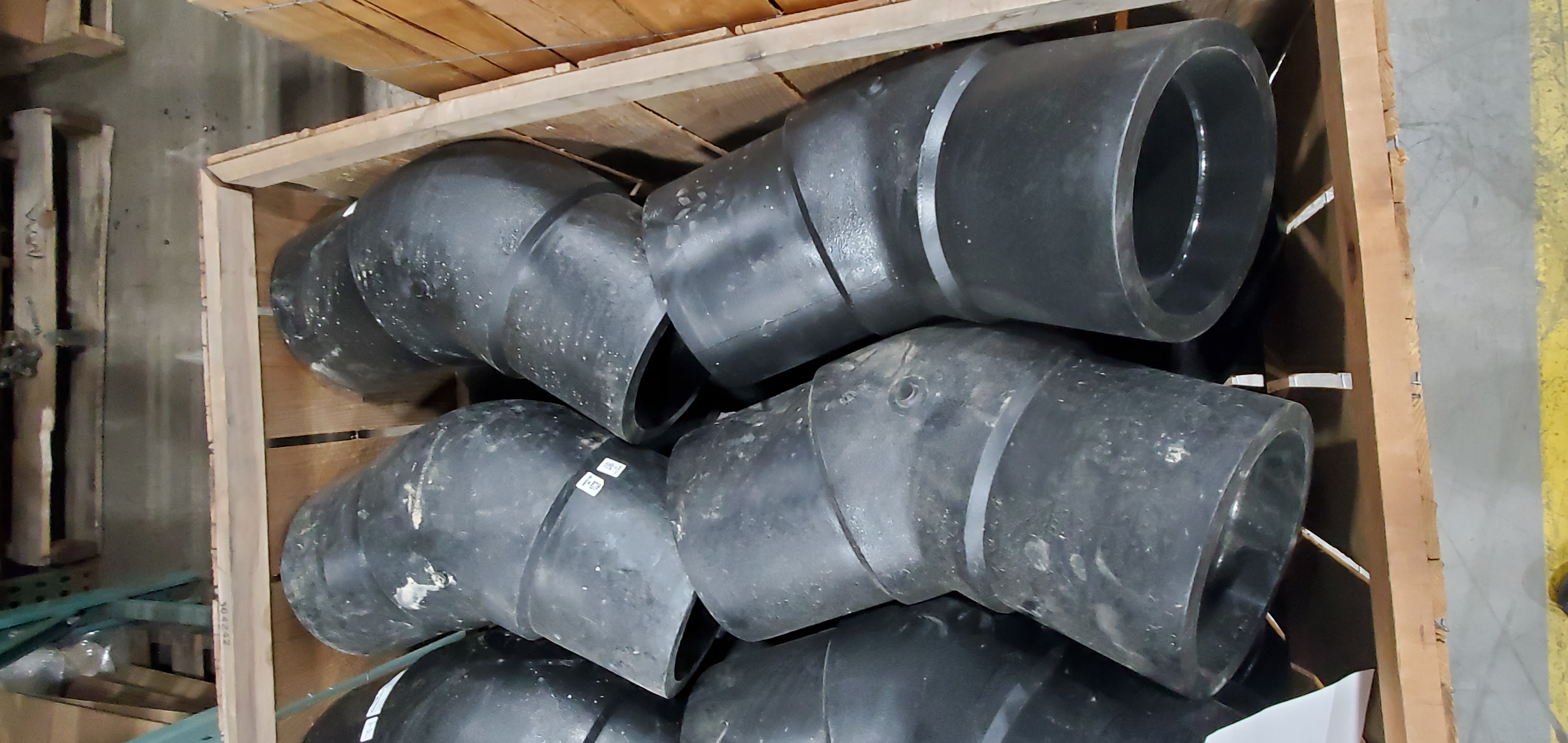 ELBOW, HDPE 8IN IPS 45DEG SDR13.5 BTFS